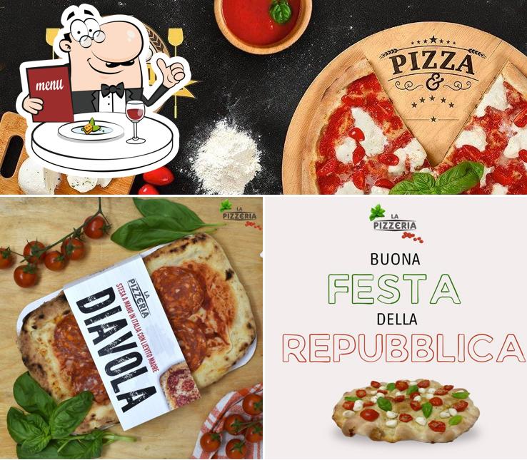 La cibo e esterno del ristorante