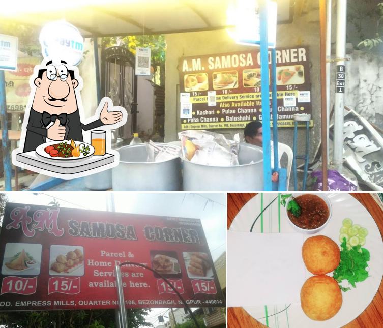Food at am samosa corner