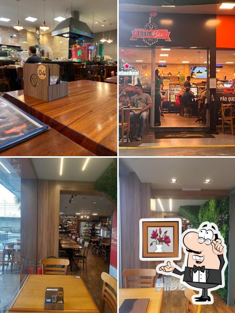 Veja imagens do interior do Trem Bão Deli