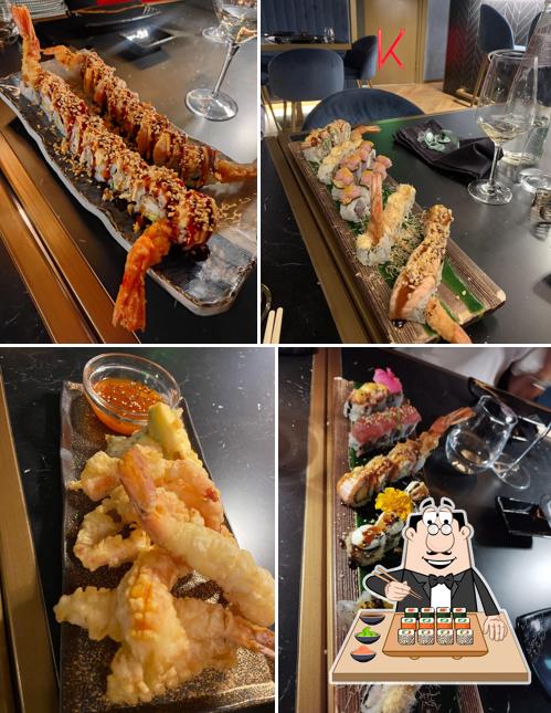 Ordina le diverse opzioni di sushi