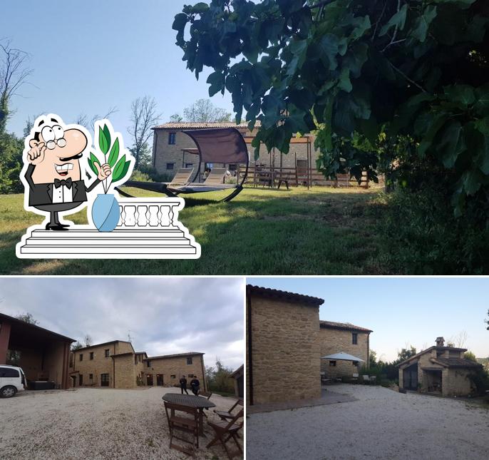 La parte esterna è una caratteristica importante di Agriturismo IL CASALE