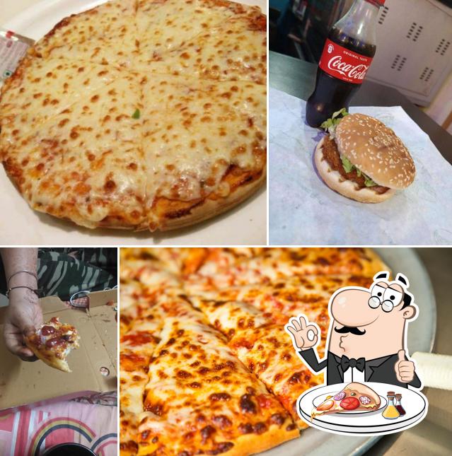 Order different types of pizza