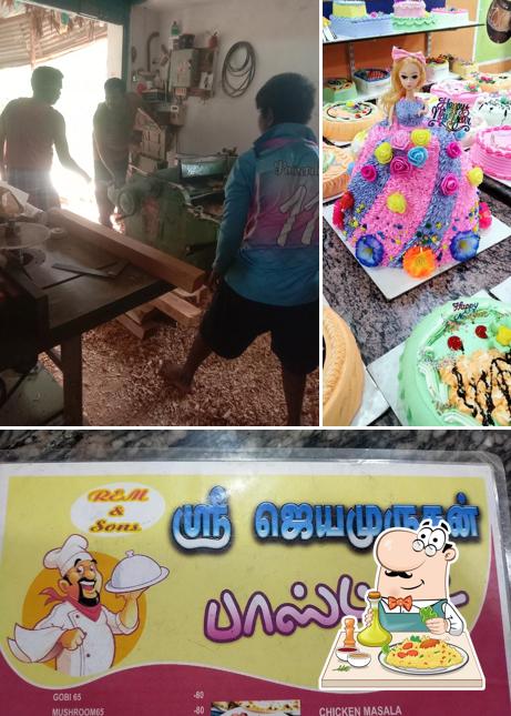 Among different things one can find food and interior at Jayamurugan Sweets & Bakery (REM & Sons)