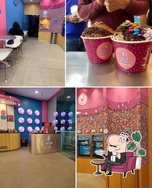 The interior of Myfroyoland Premium Frozen Yogurt - Jubilee Hills, Hyderabad