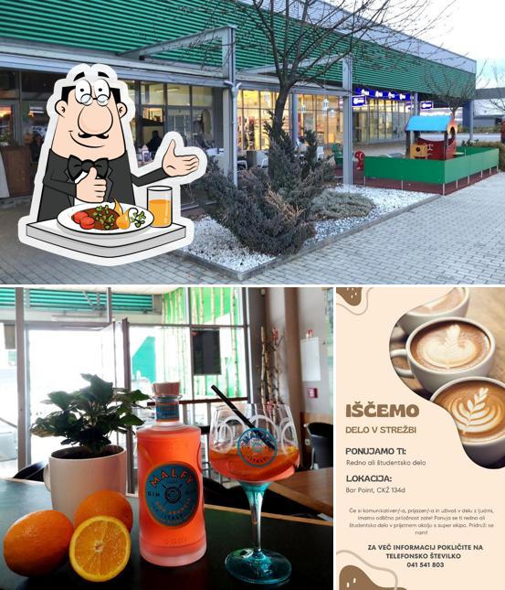 Tra le diverse cose da Point gostinstvo in posredništvo Jože Žičkar s.p. si possono trovare la cibo e interni