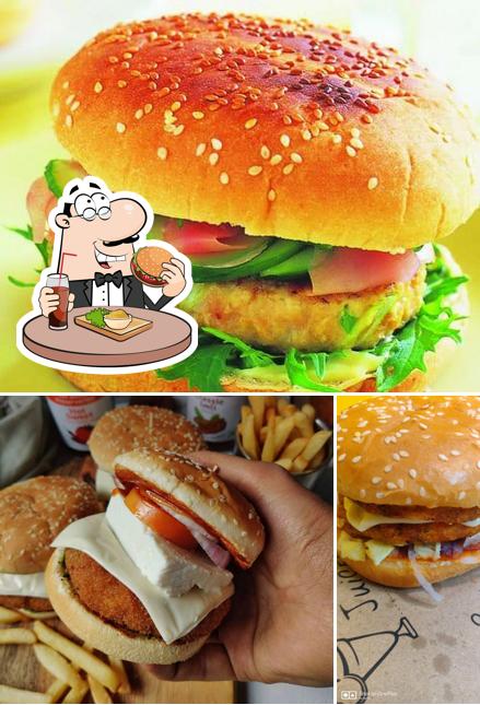 Treat yourself to a burger at Burgerland-Sagar