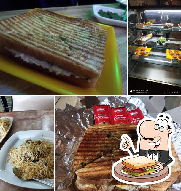 Grilled cheese sandwich at New Lucky Restaurant