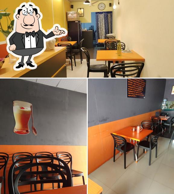 Check out how 10 to 10 cafe (Spl Madurai jigarthanda) looks inside