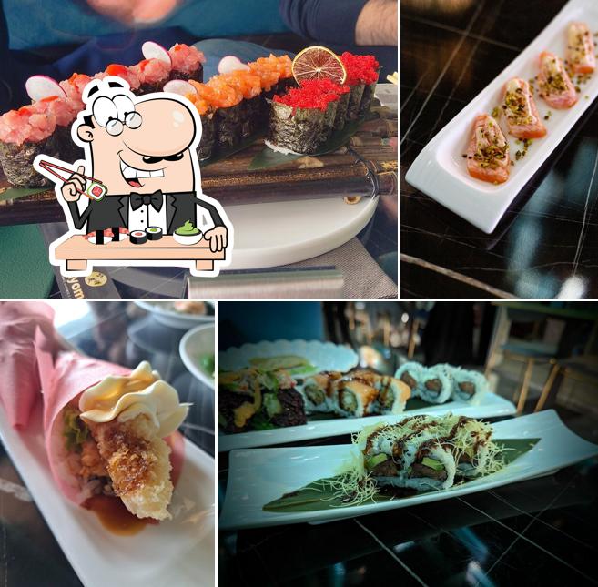 Ordina le diverse opzioni di sushi