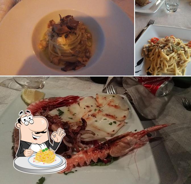 Spaghetti alla carbonara al Ristorante La Campanella
