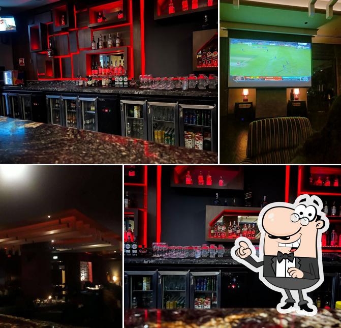 Take a seat at one of the tables at The Myst Bar