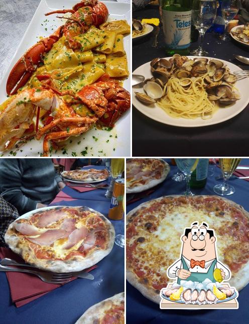 Ordina tra i vari pasti di mare offerti a Ristorante Pizzeria Mambly Bed & Breakfast Fiume ticino