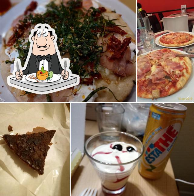 Platti al Pizzeria Alla Rovescia