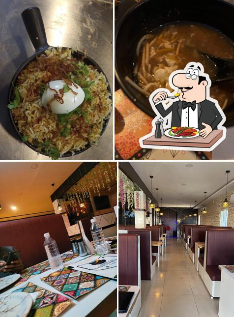 The restaurant's food and interior