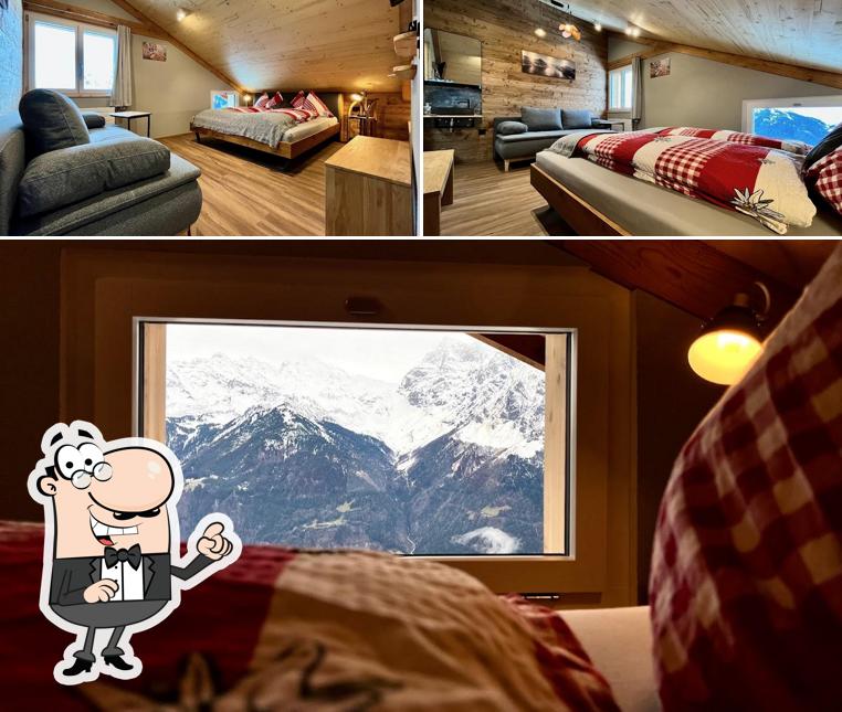 Gli interni di Berggasthaus Eggberge