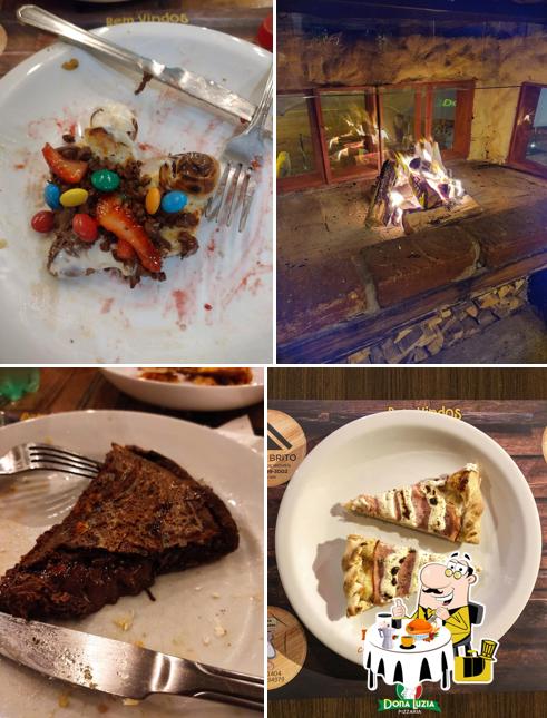 Comida em Pizzaria Dona Luzia