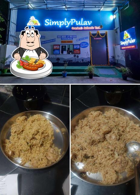 This is the photo showing food and exterior at SimplyPulav