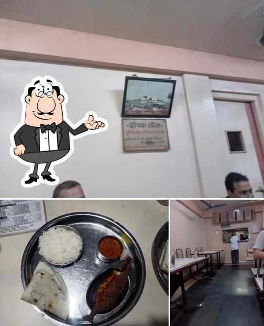 The picture of Hotel highway’s interior and food