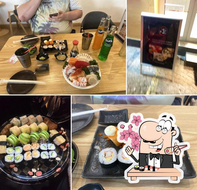 Prova le varie opzioni di sushi