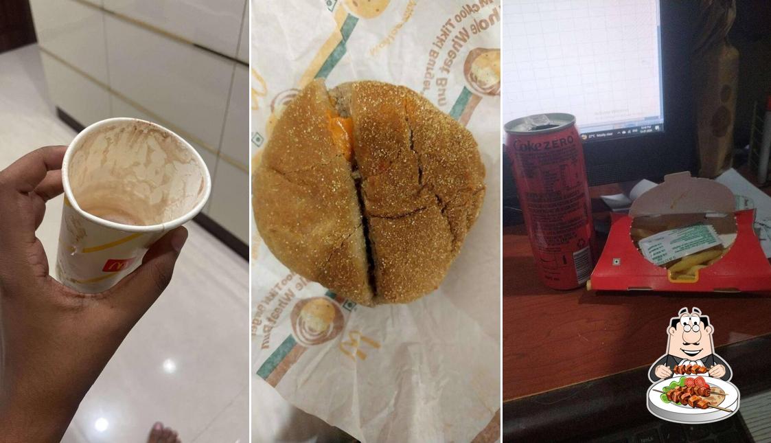 Food at McDonald's Ice-cream Shop