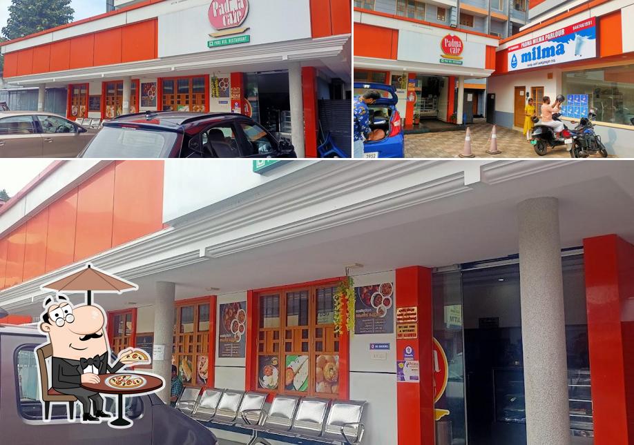 The exterior of Padma Cafe Kottarakkara