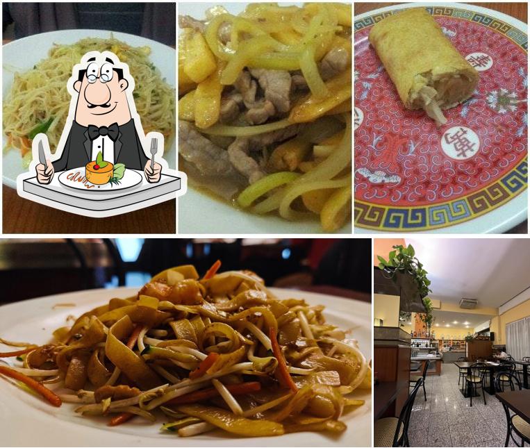 Questa è la foto che raffigura la cibo e interni di Ristorante Italo-Cinese