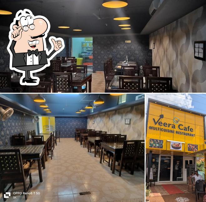 The interior of VEERA CAFE