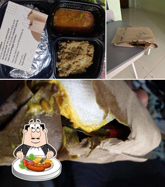 The image of Sinha's’s food and interior