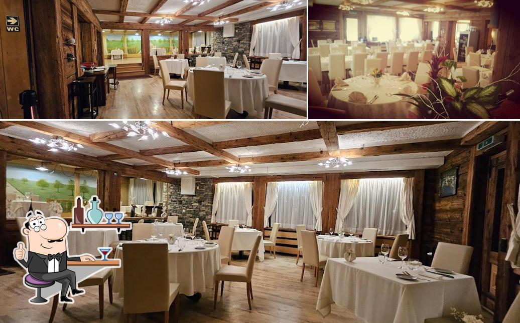 Gli interni di Restaurant La Belle Ombre