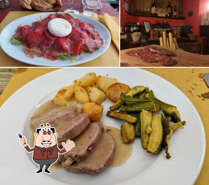 Platti al La Taverna degli Orsi