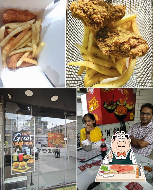 Fish and chips at Fish 'N' Chips