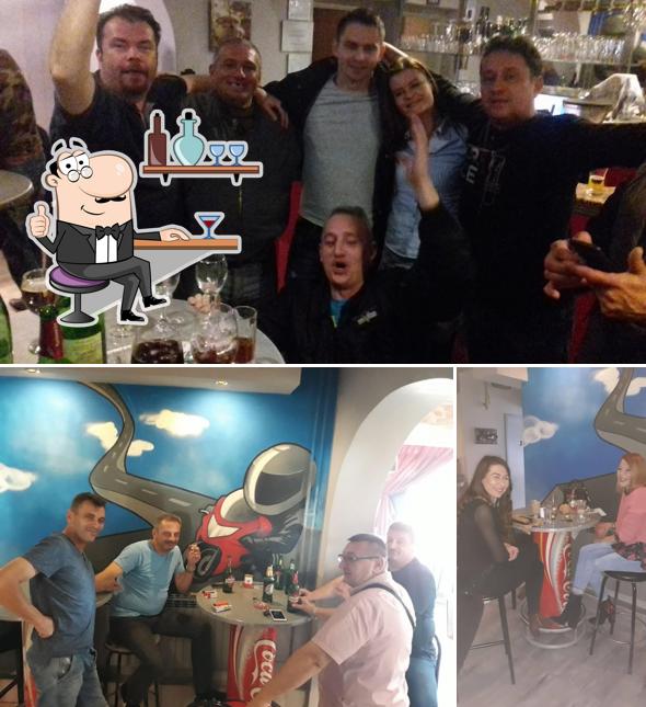 Gli interni di Cafe Pajdaš