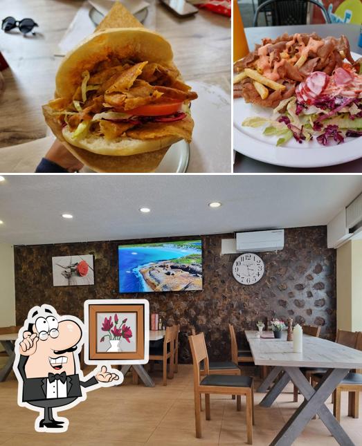 Tra le diverse cose da Ägeri Kebap Haus si possono trovare la interni e cibo
