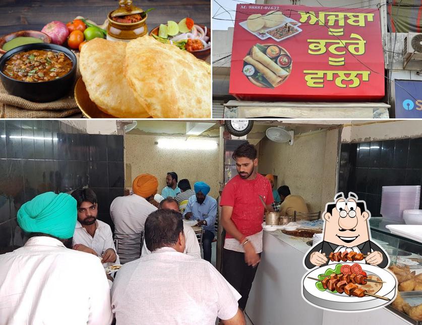 Food at Ajuba Bhature Wala