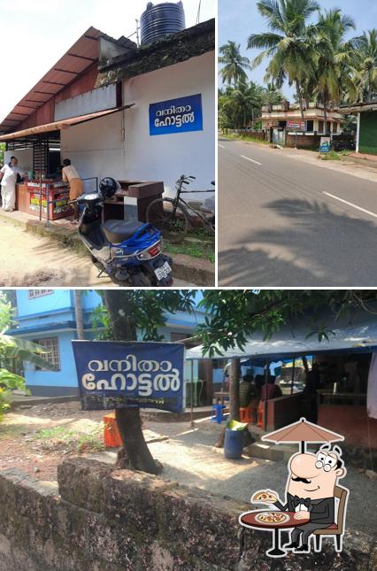 Check out how Vanitha hotel- Naadan meals with fish fry looks outside