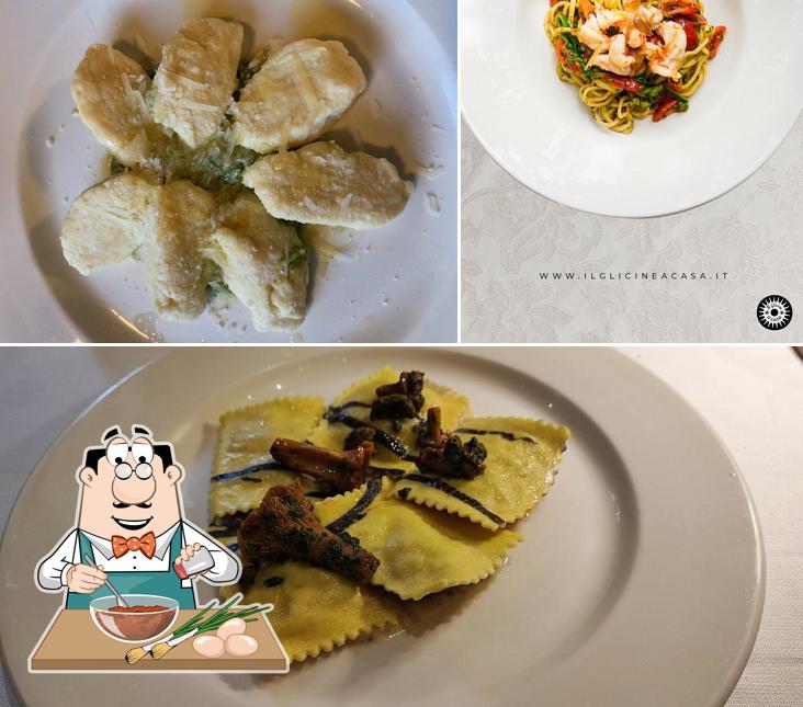 Ravioli al Ristorante Trattoria del Glicine