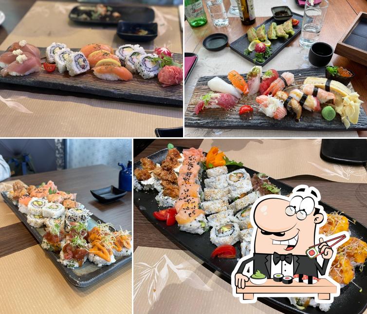 Prova le diverse opzioni di sushi