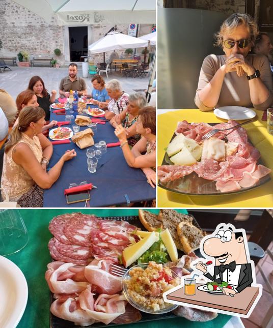 Cibo al Rosticceria Trattoria L’oca Giuliva