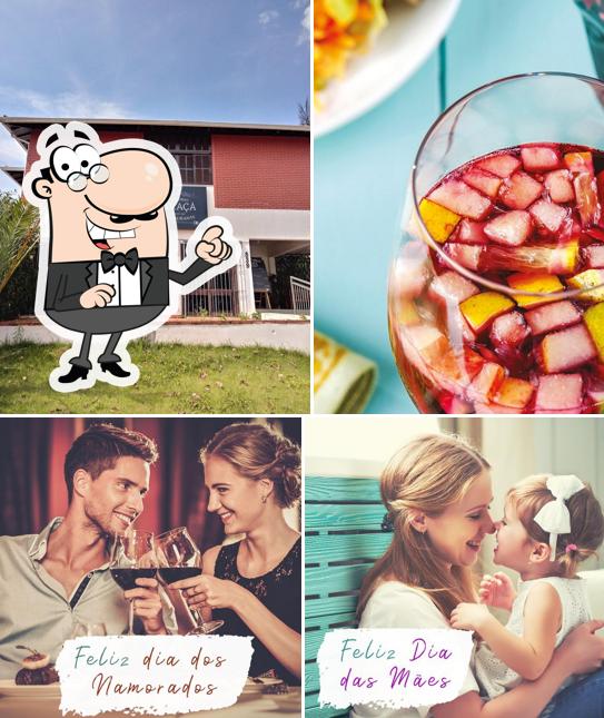 O exterior do Empório Araçá Restaurante