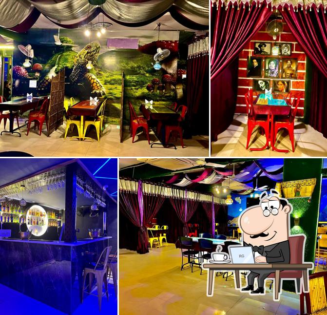 The interior of AROORA'S