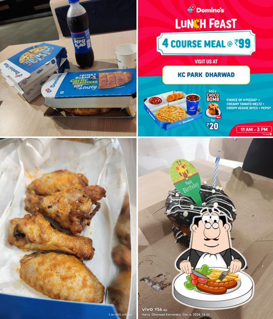 Food at Domino's Pizza K C Park, Dharwad