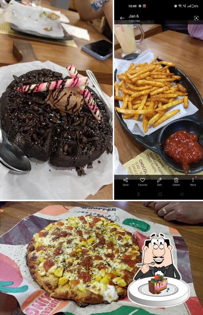 Chocolate cake at Cafe Chocolicious