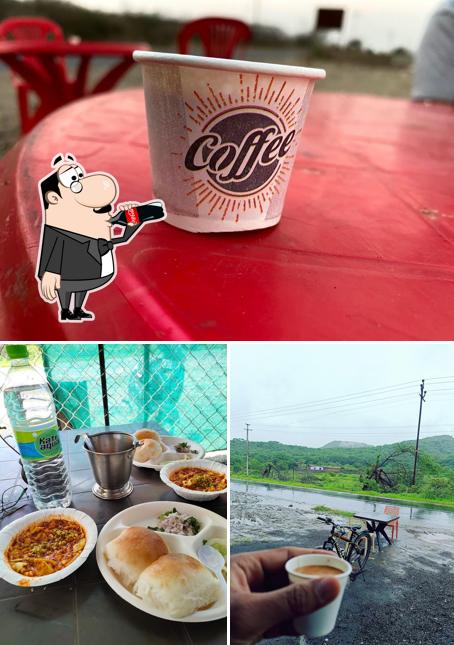 Among various things one can find drink and food at Sahyadri Bhel
