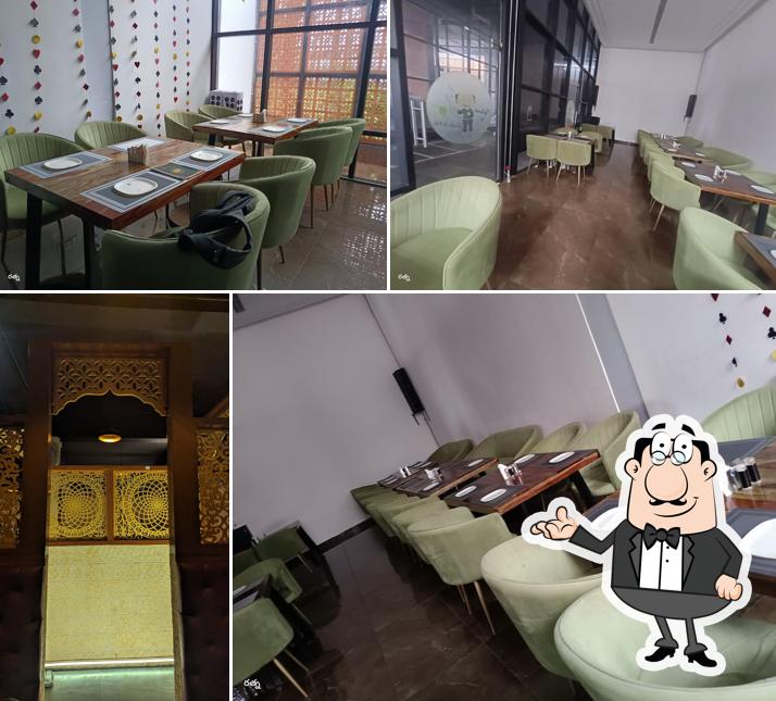 The interior of Berakaas Family Mandi Restaurant