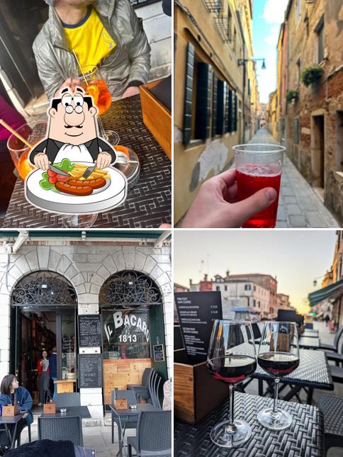 La cibo e interni del ristorante