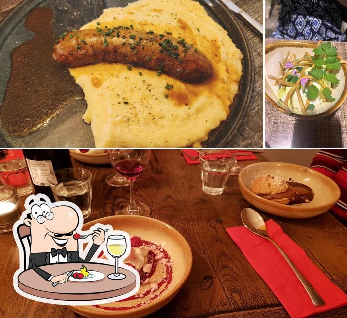 Voici la photo indiquant la nourriture et intérieur sur Restaurant Diffa Bar à Vins Blois