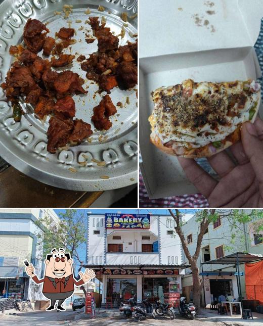 The restaurant's food and exterior