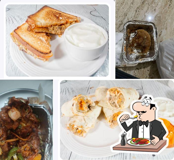 Food at Shawarma Captain
