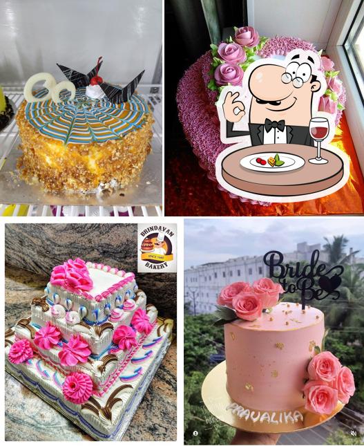 Chocolate mousse at Brindavan Bakery