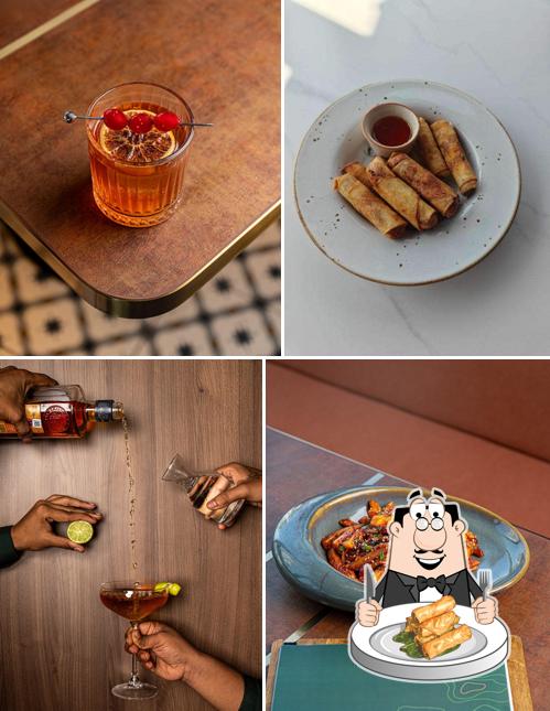 Spring rolls at Firewater Neo Bar & Kitchen